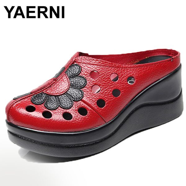 yaerni women 2020 genuine leather slippers summer platform shoes for women fashion outdoor sandals male plus size 41, Black
yaerni women 2020 genuine leather slippers summer platform shoes for women fashion outdoor sandals male plus size 41, Black