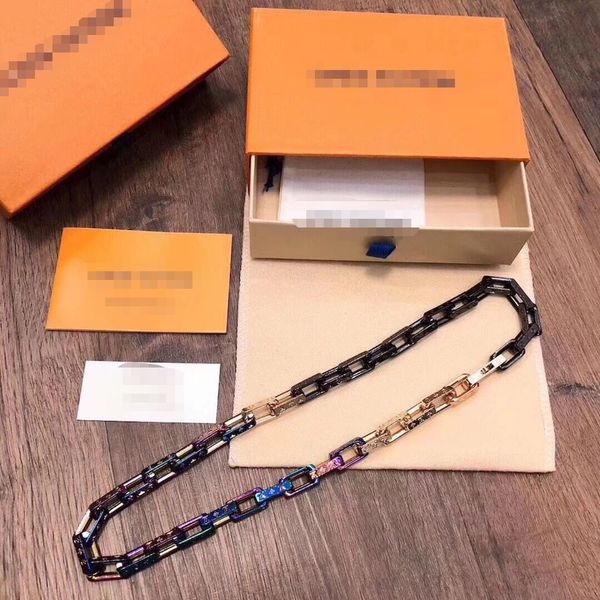 2020 new quenched necklace european and american fashion pop punk style laser dazzle color patchwork necklace 2071701b, Silver
2020 new quenched necklace european and american fashion pop punk style laser dazzle color patchwork necklace 2071701b, Silver