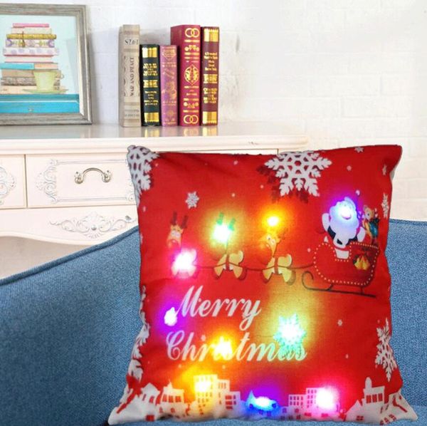 led luminouschristmas cushion cover pillowcase sofa cushion pillow cases seat car home decor pillow cover christmas decoration 45*45cm
led luminouschristmas cushion cover pillowcase sofa cushion pillow cases seat car home decor pillow cover christmas decoration 45*45cm