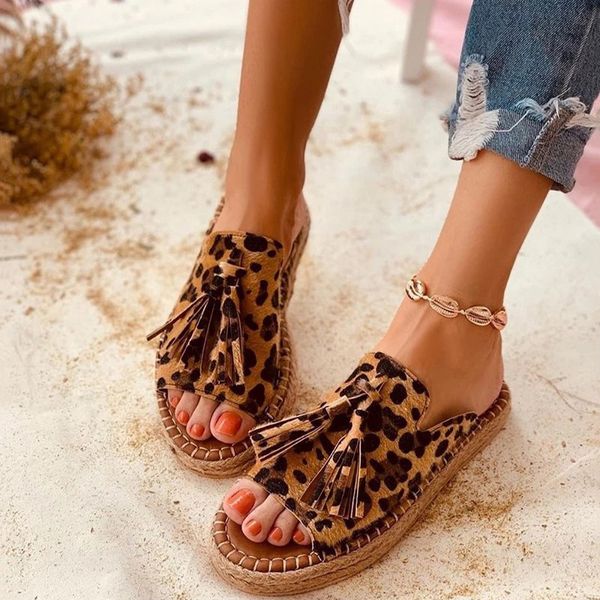 women slippers woman non-slip slides women's comfortable flats ladies fashion tassel female leopard open toe shoes plus size, Black
women slippers woman non-slip slides women's comfortable flats ladies fashion tassel female leopard open toe shoes plus size, Black