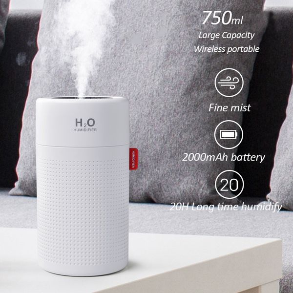 750ml wireless air humidifier usb portbale aroma diffuser 2000mah battery rechargeable umidificador essential oil humidificador
750ml wireless air humidifier usb portbale aroma diffuser 2000mah battery rechargeable umidificador essential oil humidificador