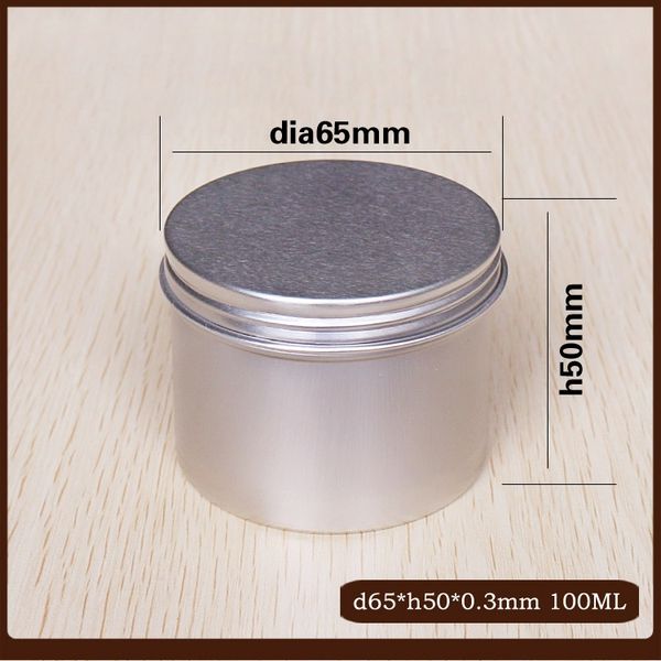storage bottles & jars 50pcs/lot 100g aluminum cosmetic jar 50mm height screw thread cream pot lip mask tin hand box
storage bottles & jars 50pcs/lot 100g aluminum cosmetic jar 50mm height screw thread cream pot lip mask tin hand box