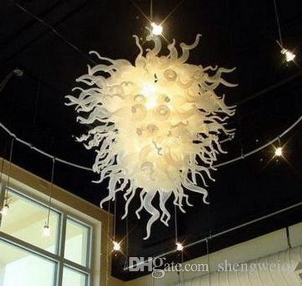 Home Decoration Lighting Fixture White 100% Hand Blown Murano Glass Chandelier Light Modern LED Pendant Lamps
Home Decoration Lighting Fixture White 100% Hand Blown Murano Glass Chandelier Light Modern LED Pendant Lamps