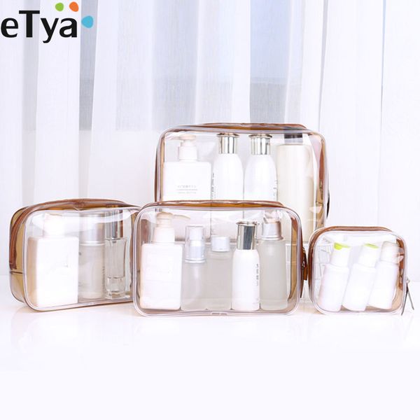 etya 1pcs women pvc clear cosmetic bag transparent make up bag professional travel small large make up organizer pouch case
etya 1pcs women pvc clear cosmetic bag transparent make up bag professional travel small large make up organizer pouch case