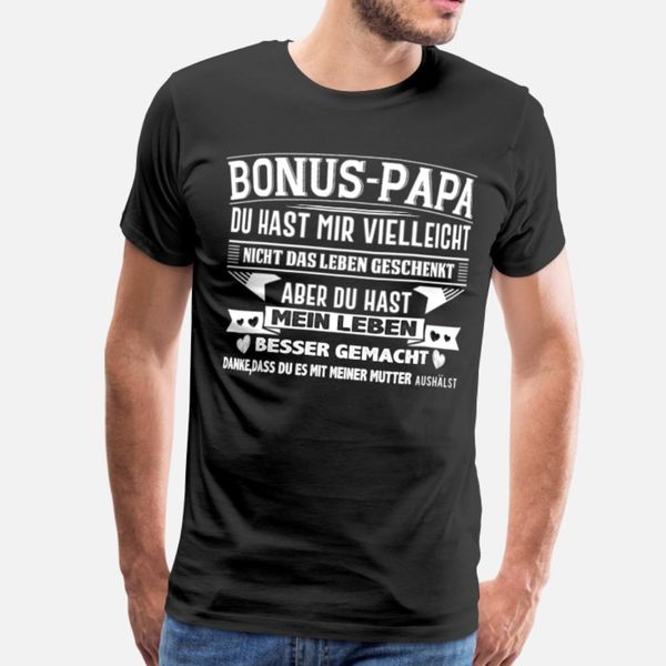 bonus papa du hast mir vielleicht nicht das tee t shirt men gift short sleeve crew neck costume gift comical summer style slim shirt
bonus papa du hast mir vielleicht nicht das tee t shirt men gift short sleeve crew neck costume gift comical summer style slim shirt