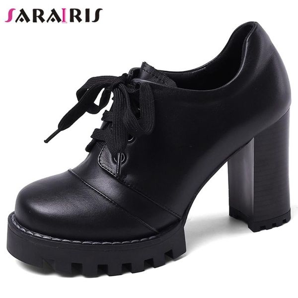 sarairis high heels genuine leather sandals women fashion dress platform pumps ladies autumn designer shoes, Black
sarairis high heels genuine leather sandals women fashion dress platform pumps ladies autumn designer shoes, Black