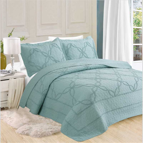 american style solid color embossed embroidery hand-stitched patchwork quilt full size 3pcs cotton bed cover/bedspread y
american style solid color embossed embroidery hand-stitched patchwork quilt full size 3pcs cotton bed cover/bedspread y