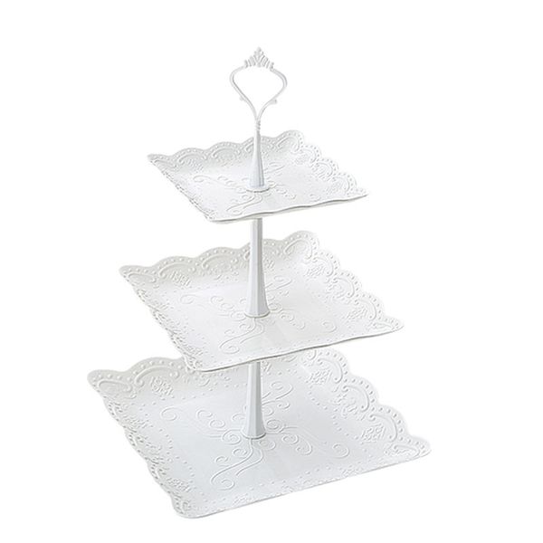 european plastic three-layer fruit plate cake plate afternoon snack tray buffet display stand dessert table decoration
european plastic three-layer fruit plate cake plate afternoon snack tray buffet display stand dessert table decoration