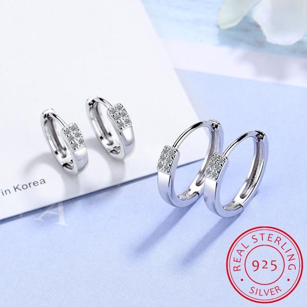 hoop & huggie 925 sterling silver minimalist geometric zirconia round circle earring for charming women party fine jewelry classic gift, Golden;silver
hoop & huggie 925 sterling silver minimalist geometric zirconia round circle earring for charming women party fine jewelry classic gift, Golden;silver