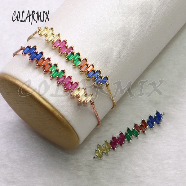 8 pcs rainbow colorful zircon flower bracelet mix color long charms jewelry bracelet elegant jewelry gift for lady 9337, Golden;silver
8 pcs rainbow colorful zircon flower bracelet mix color long charms jewelry bracelet elegant jewelry gift for lady 9337, Golden;silver