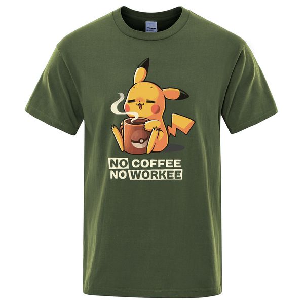 no coffee no workee t shirts lovely pika tshirt casual o-neck mens tee shirts funny t-shirt black men anime clothing
no coffee no workee t shirts lovely pika tshirt casual o-neck mens tee shirts funny t-shirt black men anime clothing