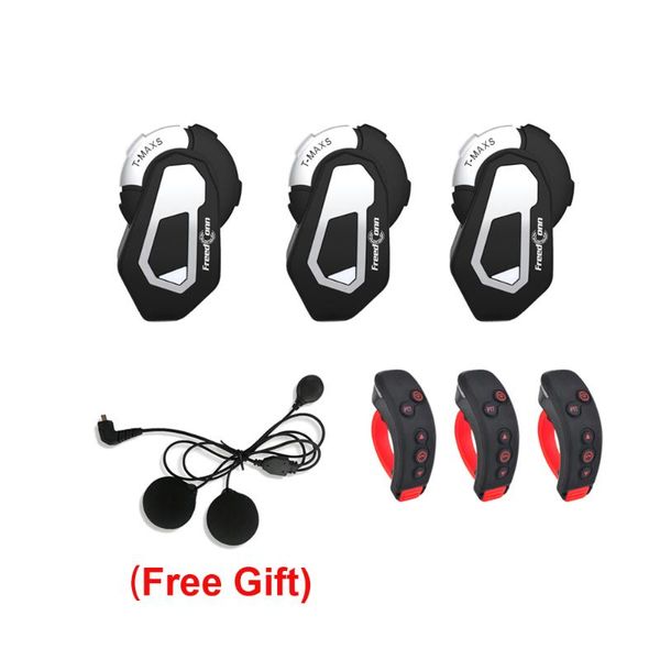(three packing)conn tmax-s+l3 motorcycle helmet group intercom bluetooth headset with l3 remote controller
(three packing)conn tmax-s+l3 motorcycle helmet group intercom bluetooth headset with l3 remote controller