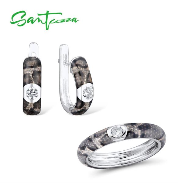 santuzza silver jewelry set for woman eternity ring earrings 925 sterling silver party fashion jewelry colorful handmade enamel, Golden
santuzza silver jewelry set for woman eternity ring earrings 925 sterling silver party fashion jewelry colorful handmade enamel, Golden