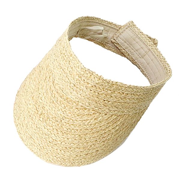 wide brim hats solid color raffia straw visor cap for women summer sun beach hat ladies travel foldable, Blue;gray
wide brim hats solid color raffia straw visor cap for women summer sun beach hat ladies travel foldable, Blue;gray