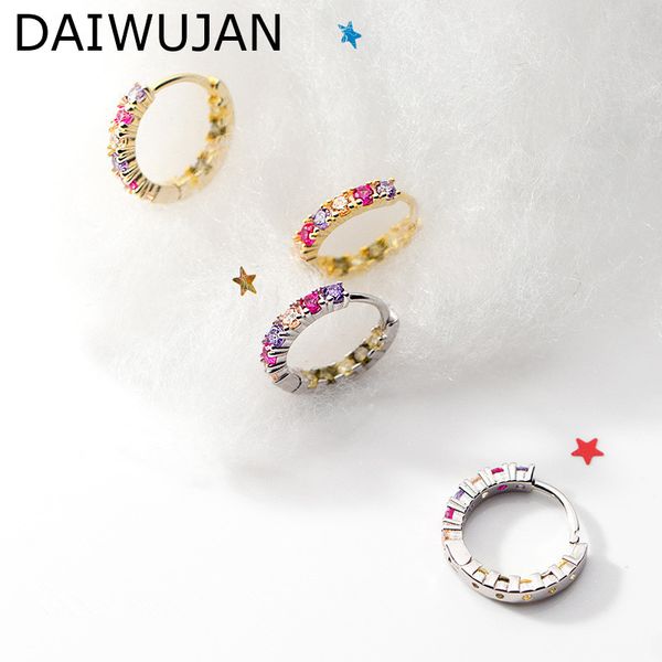daiwujan 100% 925 sterling silver rainbow cz crystal round hoop earrings for women colourful zircon circle small silver jewelry, Golden;silver
daiwujan 100% 925 sterling silver rainbow cz crystal round hoop earrings for women colourful zircon circle small silver jewelry, Golden;silver