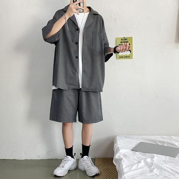 plus size men summer fashion casual short sleeves pockets shirt shorts pants suit -3xl men clothing tracksuit cloth set 3xl, Gray
plus size men summer fashion casual short sleeves pockets shirt shorts pants suit -3xl men clothing tracksuit cloth set 3xl, Gray