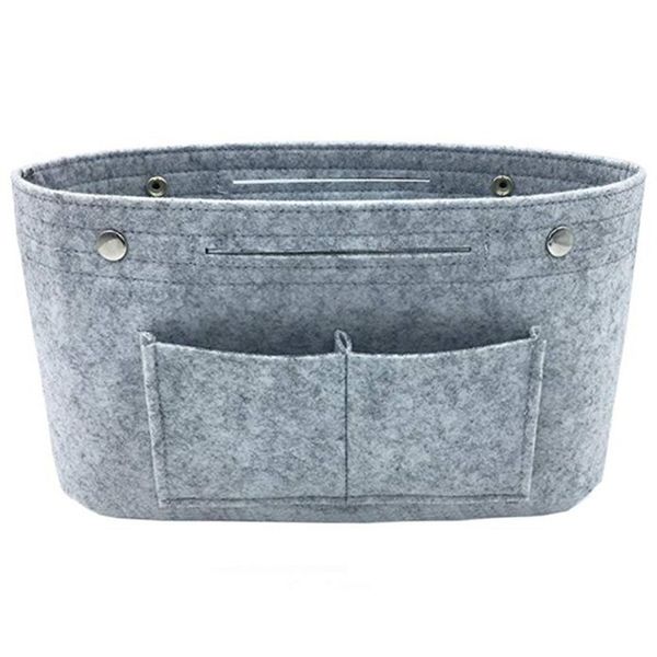 gray women fashion felt cloth inner bag fits in insert handbag multi-pockets cosmetic bags storage personal belongings organizer
gray women fashion felt cloth inner bag fits in insert handbag multi-pockets cosmetic bags storage personal belongings organizer