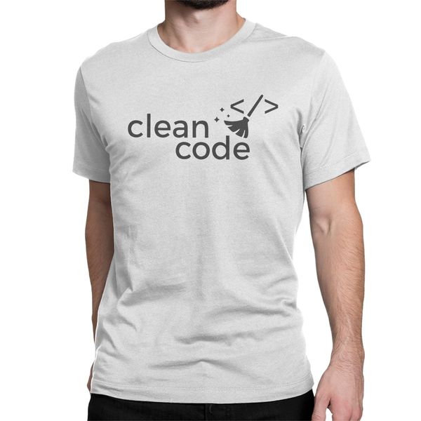 clean code t-shirt men funny programmer gifts fun cotton tee shirt round collar short sleeve t shirt 4xl 5xl 6xl
clean code t-shirt men funny programmer gifts fun cotton tee shirt round collar short sleeve t shirt 4xl 5xl 6xl