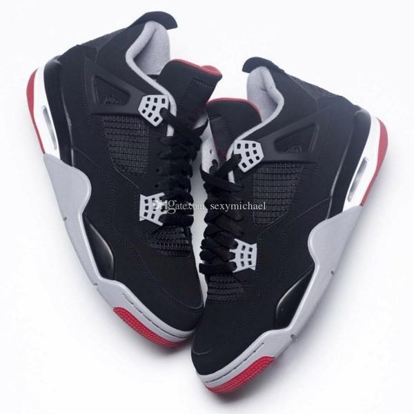 4 bred black red new 2019 released factory version 4s basketball shoes mens trainers suede sneakers with box bmh
4 bred black red new 2019 released factory version 4s basketball shoes mens trainers suede sneakers with box bmh