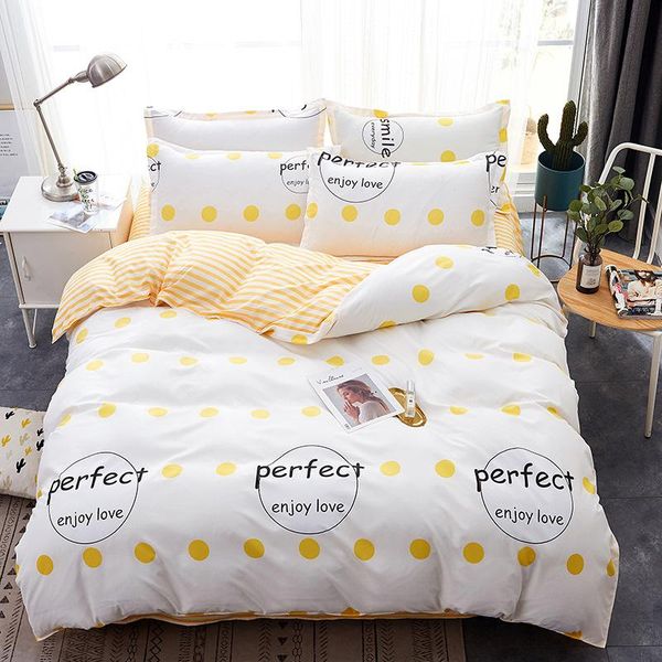 yellow white stripe dot printed bed cover set kid duvet cover child bed sheets and pillowcases comforter bedding set 61037
yellow white stripe dot printed bed cover set kid duvet cover child bed sheets and pillowcases comforter bedding set 61037