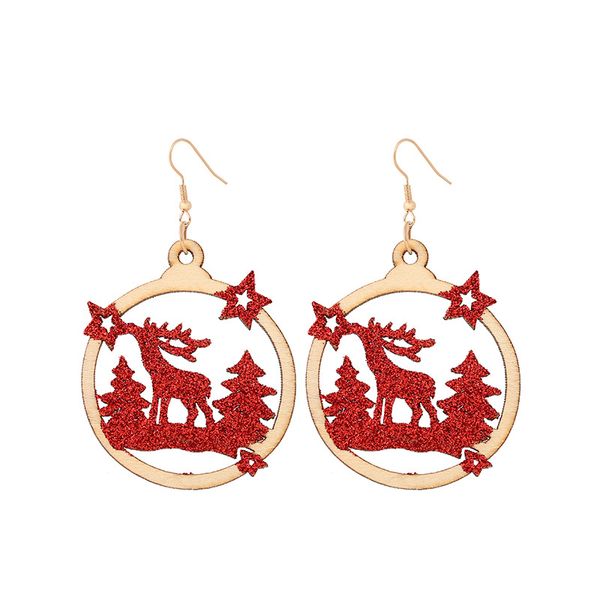 glitter wood christmas earrings for women sparkling wooden deer disc christmas tree statement earrings fashion jewelry, Silver
glitter wood christmas earrings for women sparkling wooden deer disc christmas tree statement earrings fashion jewelry, Silver