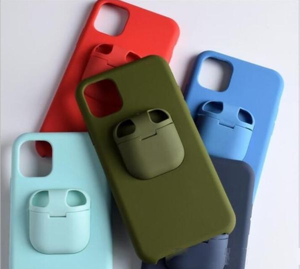 dhl 100pcs 2in1 airpods cover with liquid silicone phone case for iphone 6 7 8 plus xs xr 11 pro max iphone xs max back cover 
dhl 100pcs 2in1 airpods cover with liquid silicone phone case for iphone 6 7 8 plus xs xr 11 pro max iphone xs max back cover