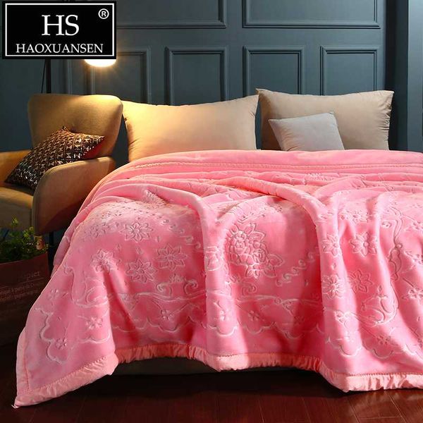 4 kg double layer super soft pink raschel blanket fluffy winter warm blankets solid color bed cover bedspread luxury gifts
4 kg double layer super soft pink raschel blanket fluffy winter warm blankets solid color bed cover bedspread luxury gifts