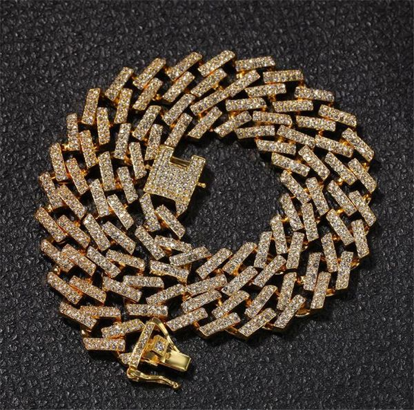 15mm 6 colors personalized gold silver hip hop bling diamond link chain necklace for men mens chains jewelry
15mm 6 colors personalized gold silver hip hop bling diamond link chain necklace for men mens chains jewelry
