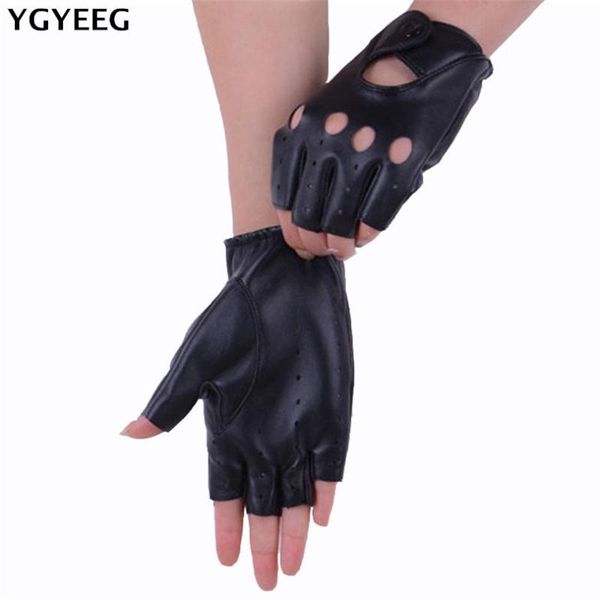 five fingers gloves ygyeeg 2021 fashion women' half finger female pu leather fingerless driving mittens cut out street style glove, Blue;gray
five fingers gloves ygyeeg 2021 fashion women' half finger female pu leather fingerless driving mittens cut out street style glove, Blue;gray