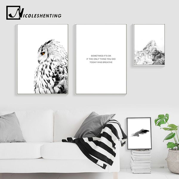 nicoleshenting white owl snow mountain canvas poster landscape wall art prints nordic style painting picture home decoration
nicoleshenting white owl snow mountain canvas poster landscape wall art prints nordic style painting picture home decoration