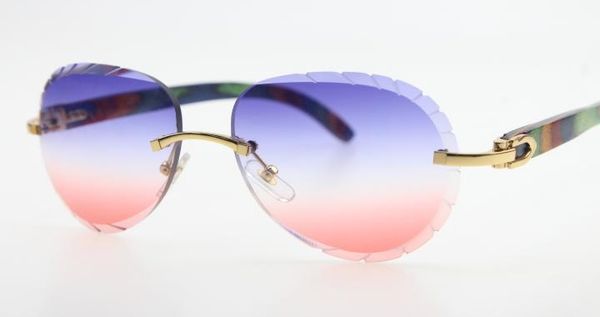 2020 new fashion 3524016 rimless peacock wood sunglasses driving glasses with box carved blue red lens new fashion classic sunglasses, White;black
2020 new fashion 3524016 rimless peacock wood sunglasses driving glasses with box carved blue red lens new fashion classic sunglasses, White;black