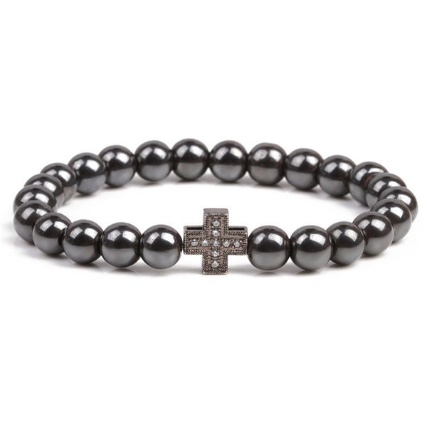 wholesale natural stone cross men bracelet hand work black lose weight bracelets
wholesale natural stone cross men bracelet hand work black lose weight bracelets