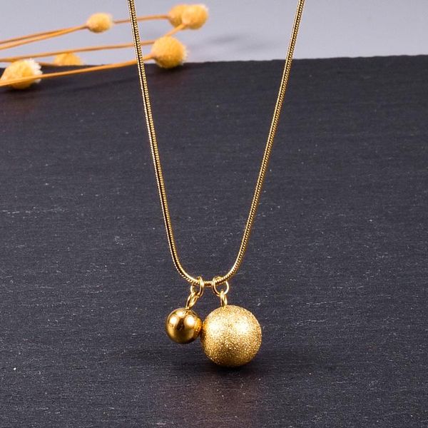 hongcheng jewellery temperament snake chain necklace matte steel ball pendants gold women necklaces jewelery japan korean hc191, Silver
hongcheng jewellery temperament snake chain necklace matte steel ball pendants gold women necklaces jewelery japan korean hc191, Silver