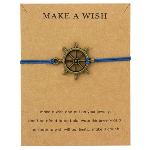 Rudder Sailing Compass Adjustable Bracelets Cross Arrow Fish Hook Charms Women Men Boys Girls Unisex Fashion Card Jewelry Gift, Golden;silver
Rudder Sailing Compass Adjustable Bracelets Cross Arrow Fish Hook Charms Women Men Boys Girls Unisex Fashion Card Jewelry Gift, Golden;silver