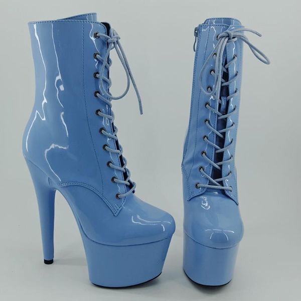 leecabe shinny blue 7inch/17cm heels' pole dancing boot with closed toe pole dance boot, Black
leecabe shinny blue 7inch/17cm heels' pole dancing boot with closed toe pole dance boot, Black