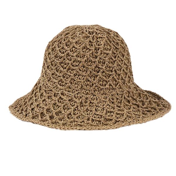 women vintage straw woven sun visor hat solid color wide brim packable beach cap lx9e, Blue;gray
women vintage straw woven sun visor hat solid color wide brim packable beach cap lx9e, Blue;gray