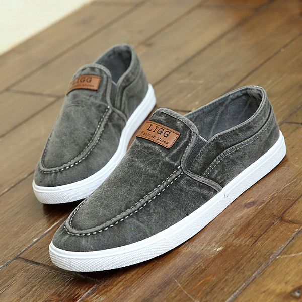 summer breathable canvas shoes men's single shoes casual sneakers men, Black
summer breathable canvas shoes men's single shoes casual sneakers men, Black