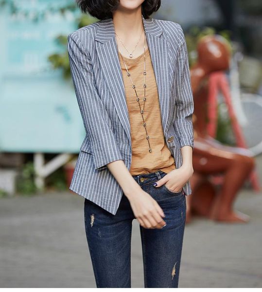 plus size 4xl fashion spring women slim blazer feminino coat casual jacket one button suit white ladies blazers work wear yq184, White;black
plus size 4xl fashion spring women slim blazer feminino coat casual jacket one button suit white ladies blazers work wear yq184, White;black