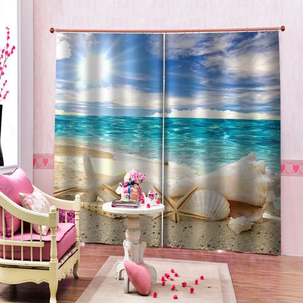 Beautiful Photo Fashion Customized 3D Curtains Morden blue beach curtains 3d stereoscopic curtains
Beautiful Photo Fashion Customized 3D Curtains Morden blue beach curtains 3d stereoscopic curtains