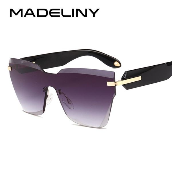 madeliny fashion women rimless sunglasses 2020 new big frame vintage cat eye sun glasses gradient lens shades eyewear ma203, White;black
madeliny fashion women rimless sunglasses 2020 new big frame vintage cat eye sun glasses gradient lens shades eyewear ma203, White;black