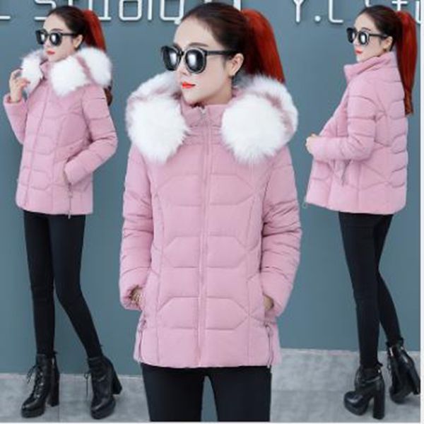 wholesale fashion new style winter women's short coat big fur collar detachable cap down padded jacket, Black
wholesale fashion new style winter women's short coat big fur collar detachable cap down padded jacket, Black