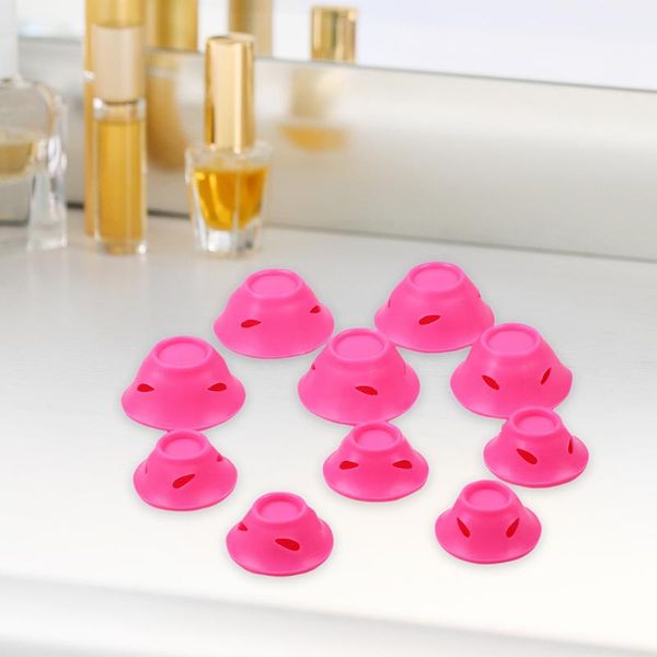 bell mushroom hair roller curlers hair styling tool portable shape reusable silicone hairdressing safety elements, Black
bell mushroom hair roller curlers hair styling tool portable shape reusable silicone hairdressing safety elements, Black
