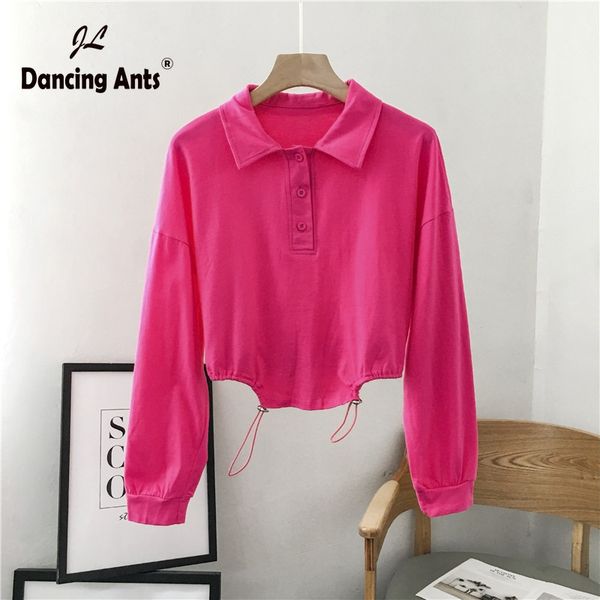 shirts solid women long sleeve button -collar loose drawstring korean autumn new vintage top, White
shirts solid women long sleeve button -collar loose drawstring korean autumn new vintage top, White