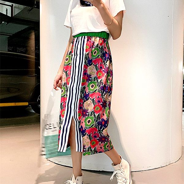 korea women's skirt new vintage retro floral print waist slim skirts young girl summer spring spliced skirts female falda cc291, Black
korea women's skirt new vintage retro floral print waist slim skirts young girl summer spring spliced skirts female falda cc291, Black
