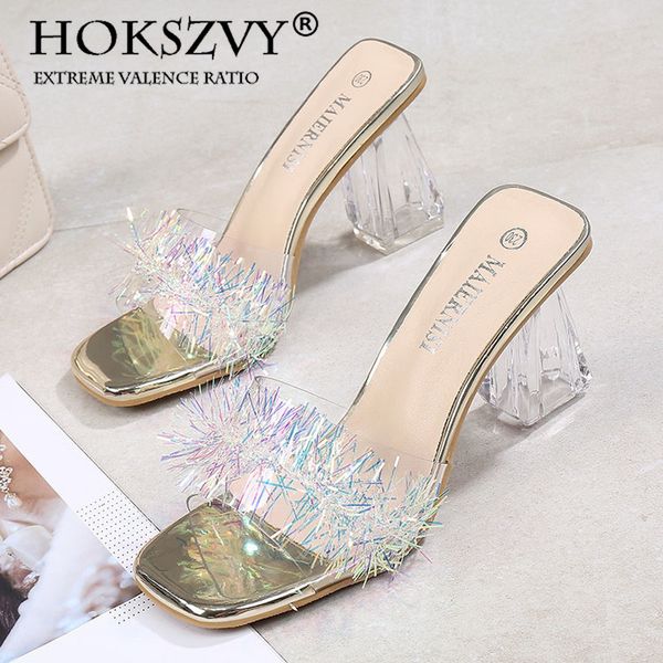 summer transparent heel high-heeled shoes color thick heel women's sandals shallow mouth shoes wz, Black
summer transparent heel high-heeled shoes color thick heel women's sandals shallow mouth shoes wz, Black