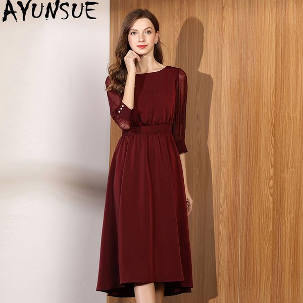 ayunsue spring summer dress for women clothes 2020 mesh party dress elegant midi chiffon korean vestidos de verano kj2100, Black;gray
ayunsue spring summer dress for women clothes 2020 mesh party dress elegant midi chiffon korean vestidos de verano kj2100, Black;gray