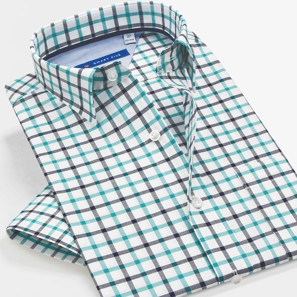 smart five shirts men summer plaid shirt male camisa masculina business casual cotton slim short sleeve shirt plus size 5xl 6xl, White;black
smart five shirts men summer plaid shirt male camisa masculina business casual cotton slim short sleeve shirt plus size 5xl 6xl, White;black