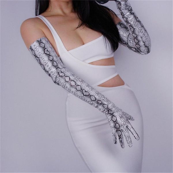 five fingers gloves women 70cm patent leather long section over elbow simulation pu bright skin python pattern 3-tb86, Blue;gray
five fingers gloves women 70cm patent leather long section over elbow simulation pu bright skin python pattern 3-tb86, Blue;gray