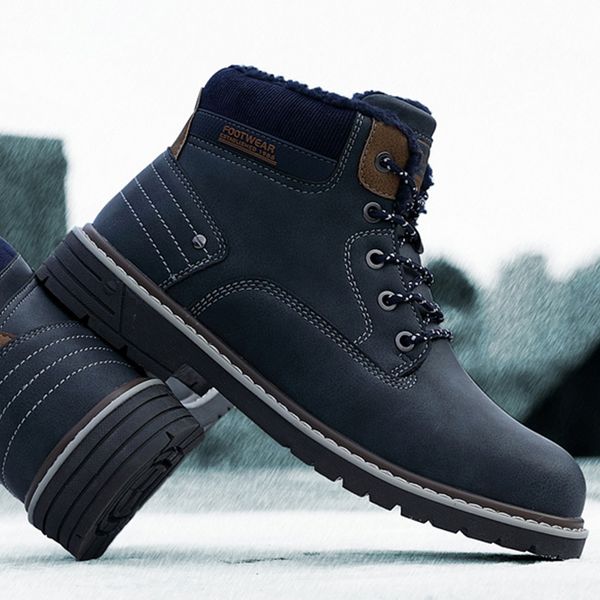 2020 winter men boots for boots outdoor hiking ankle pu leather winter waterproof shoes ing, Black
2020 winter men boots for boots outdoor hiking ankle pu leather winter waterproof shoes ing, Black
