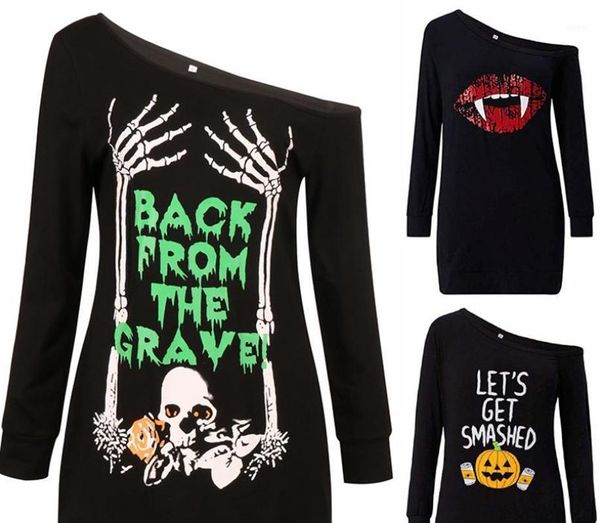 casual long sleeved one-shoulder dresses womens fashion halloween costumes halloween women dresses skulls printed autumn, Black;gray
casual long sleeved one-shoulder dresses womens fashion halloween costumes halloween women dresses skulls printed autumn, Black;gray